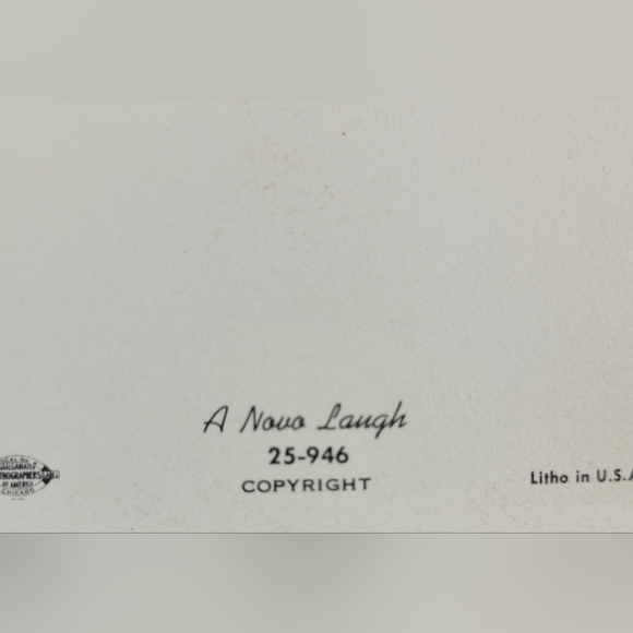 1940s Naughty Multi-Page Birthday Card - A Nova Laugh - Made In USA - Funny - ! - Picture 11 of 11